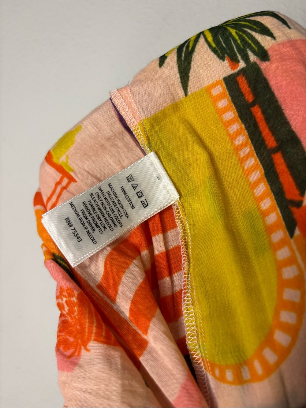 HAUTE HIPPIE NWOT LIGHTWEIGHT COTTON ECCLECTIC PRINT WIDE LEG PANTS SZ XS - Picture 7 of 7